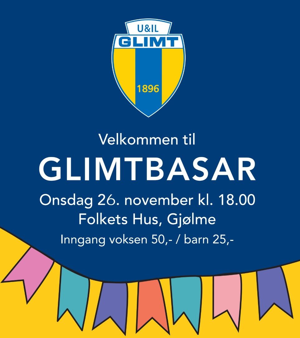 🎉 Velkommen til Glimt-basaren 2025